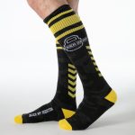 LOCKER GEAR - GELB, EINHEITSGRÖSSE - MILITÄRISCHE KNIEHOHE SOCKEN